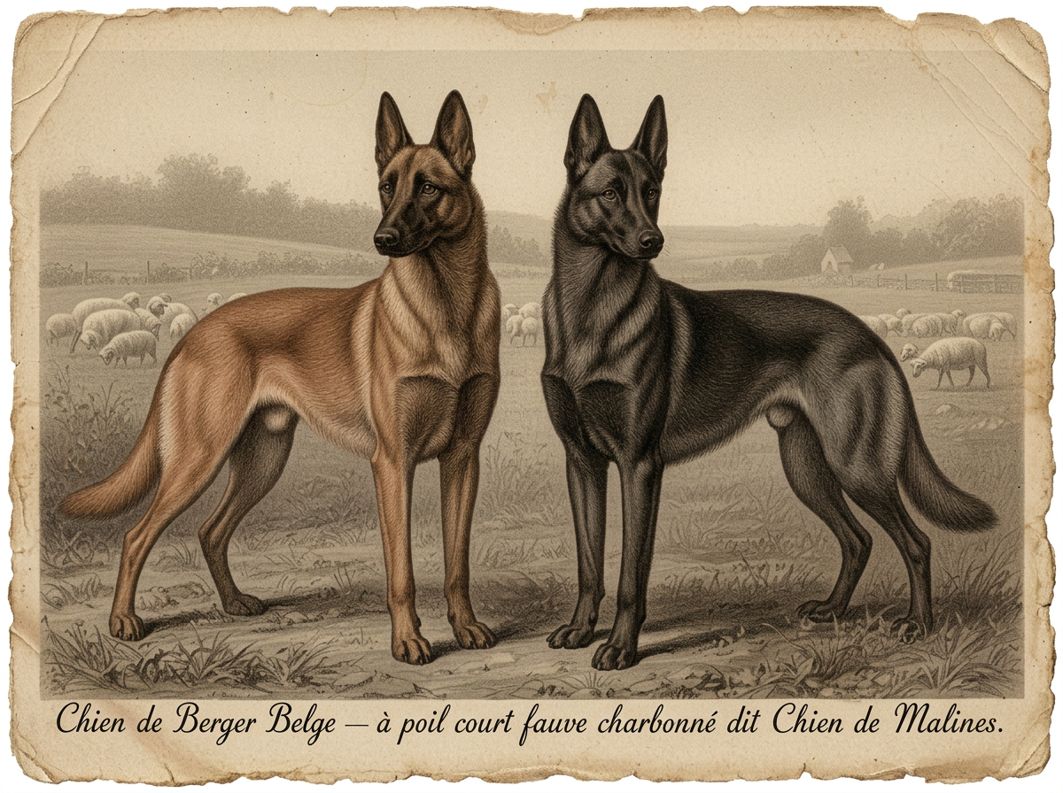 Early Belgian Malinois, c. 1900